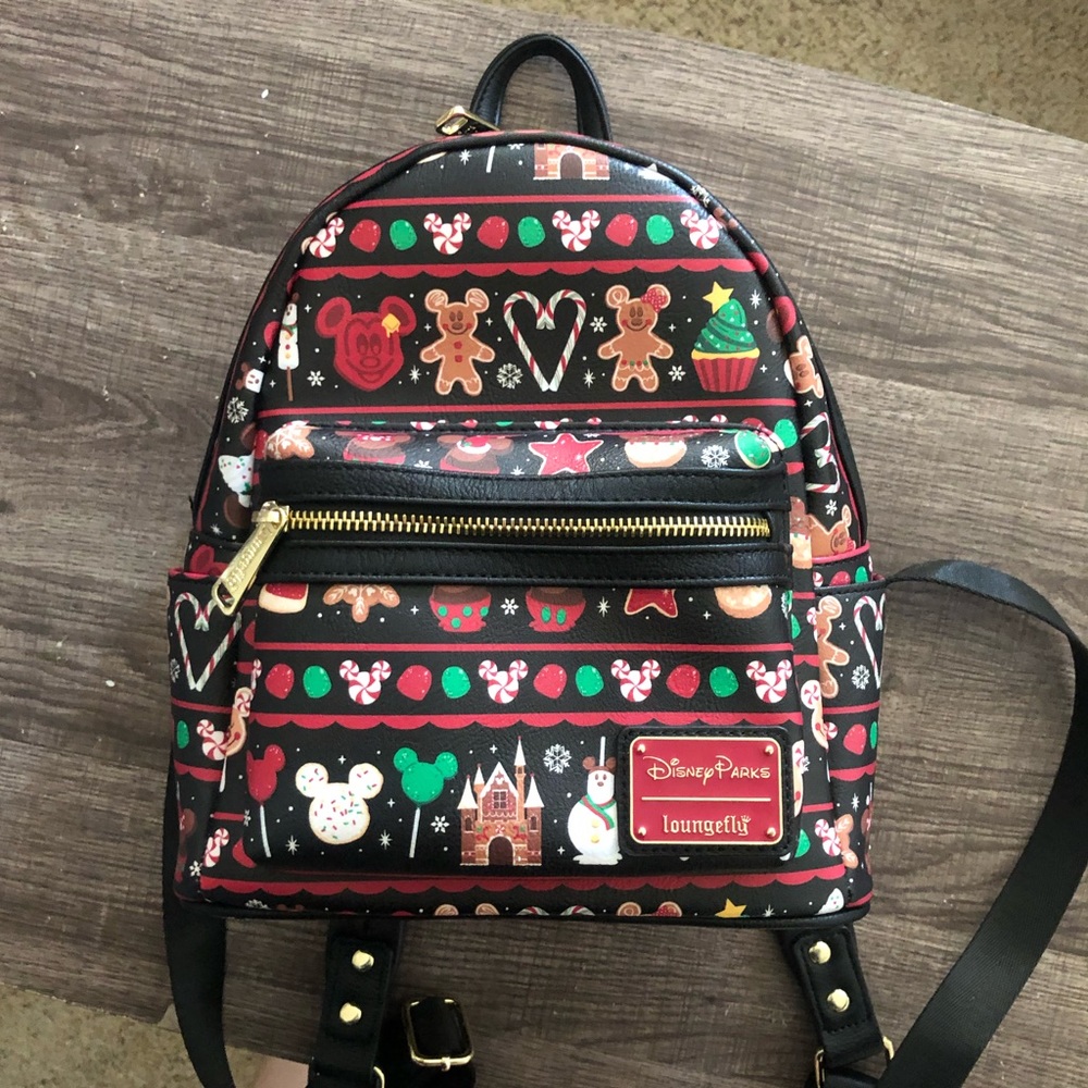 NWOT Disney Christmas snacks 2019 mini backpack rare